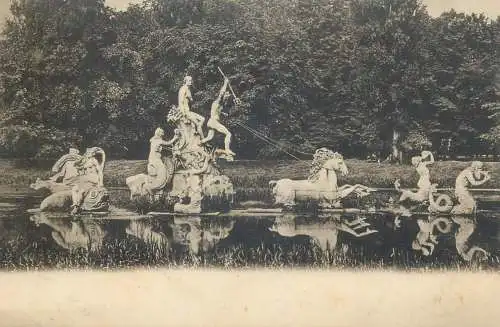 Postcard Apollo's carriage sculpture complex