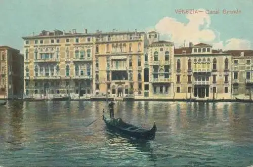 Postcard Italy Venezia Canal Grande