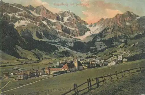 Postcard Switzerland Engelberg mit Juchlipass