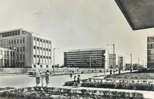 Postcard Romania vedere Bucuresti str Baba Novac 1966