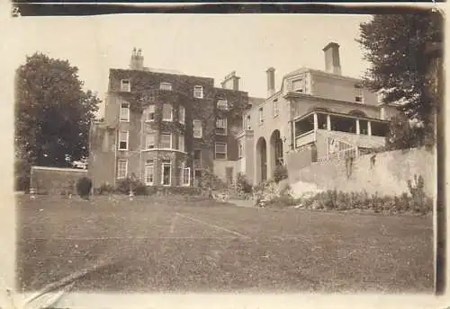 Photo ca. 6 x 9 cm social history house