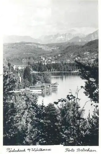 Postcard Austria Wörthersee lake scene