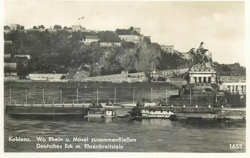 Postcard Germany Koblenz Rhein