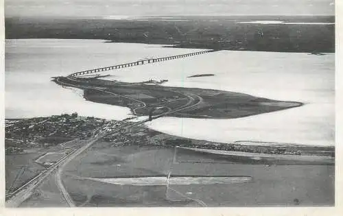 Postcard Denmark Storstrøm Bridge 1986