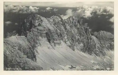 Postcard Germany Dreitospitze mountain view
