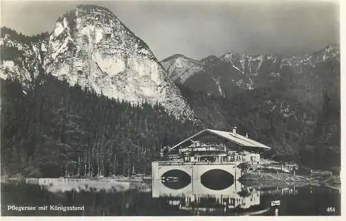 Postcard Germany Pflegersee mit Konigsstand