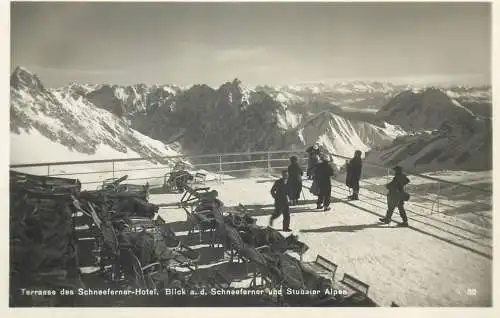 Postcard Germany Garmisch-Partenkirchen mountain resort view