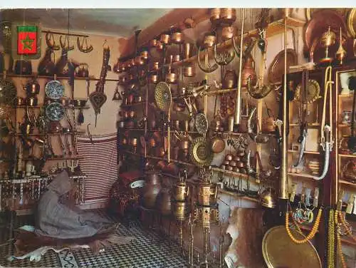 Postcard Morocco artisan work