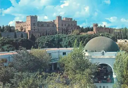 Postcard Greece Rhodes the knight's palace
