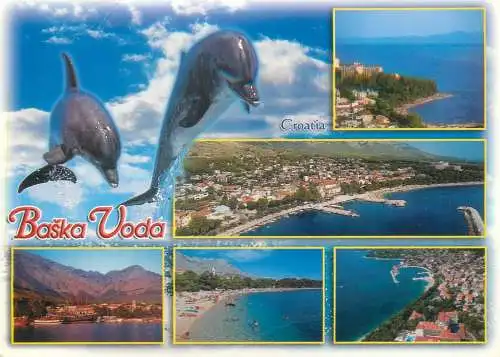 Postcard France Croatia Split Adriaval Baska Voda