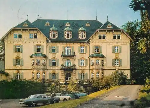 Postcard Germany Bad steben im Frankenwald Stahl Moor sanatorium