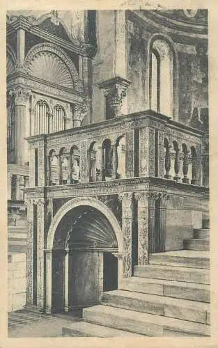 Italia Aquileia Basilica di Popone la tribuna gioiello d`arte in stile del rinascimento, di Bernardino da Bissone