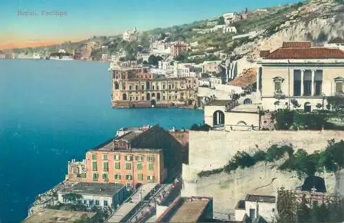 Post card Italy Napoli Posillipo