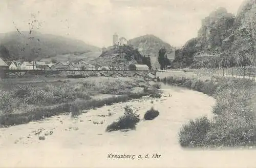 Postcard Germany Kreuzberg a. d. Ahr