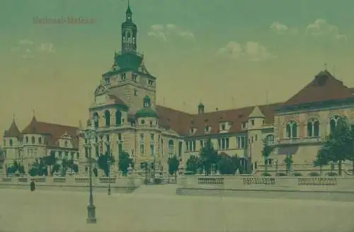 Postcard Germany Munchen National Museum