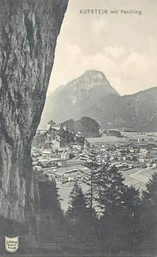 Postcard Austria Kufstein mit Pendling