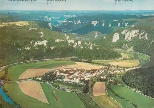Postcard Germany Beuron Mit Donaudurchbruch