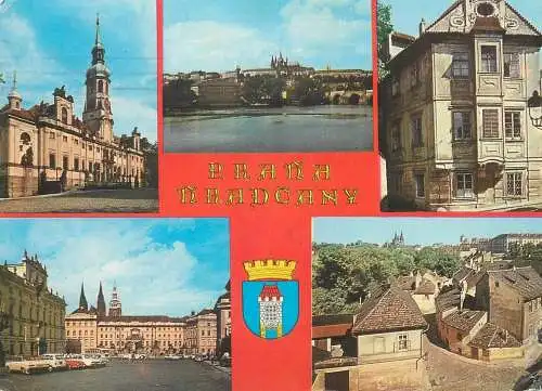 Postcard Czech Republic Prague Hradcany 1973