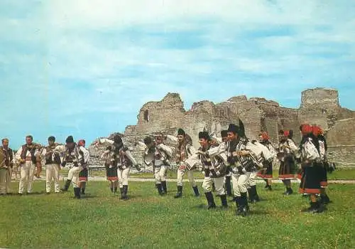 Postcard Romania vedere costume populare dans popular sucevean