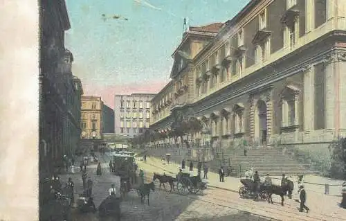Postcard Italy Naples vintage pictorial card 2scans