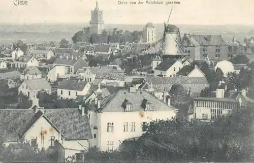 Postcard Germany Kleve von der Adolfslust gesehen