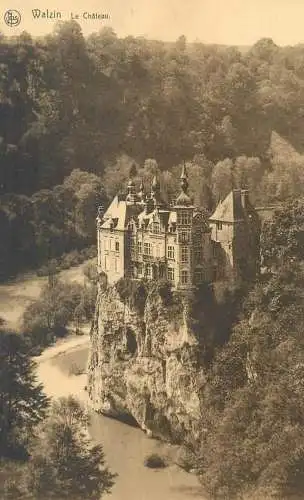 Postcard Belgium Dinant Walzin Castle