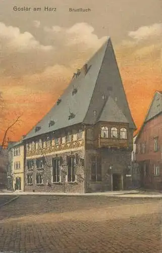 Postcard Germany Goslar am Harz Brusttuch