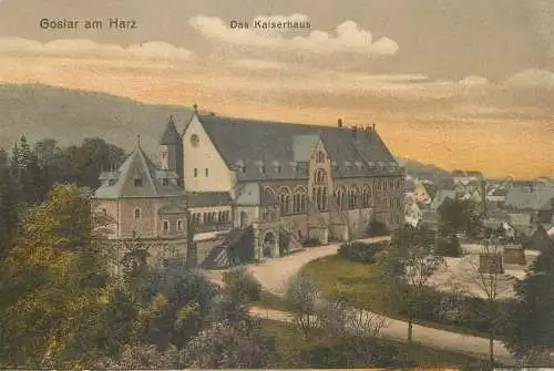 Postcard Germany Goslar am Harz das Kaiserhaus