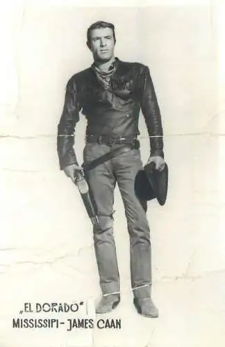 Photo ca. 6 x 9 cm social history actor James Caan Mississipi El Dorado