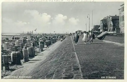 Postcard Germany Nordseebad Norderney Am Strande