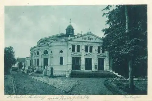 Postcard Germany Nordseebad Norderney Kur-theater