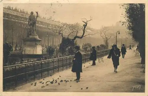 Postcard France Paris..en flanant Jardin du Palais Royal