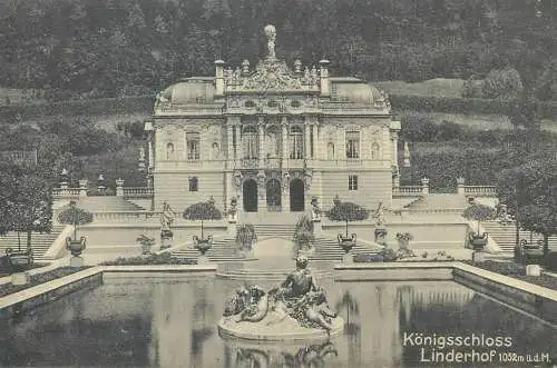 Postcard Germany Konigschloss Linderhof