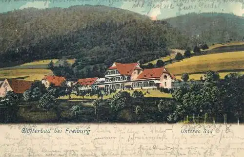 Postcard Germany Glotterbad bei Freiburg