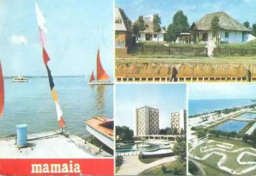 Postcard Romania vedere Mamaia