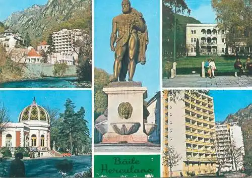 Postcard Romania vedere Baile Herculane