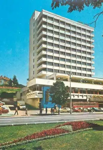 Postcard Romania vedere Targu Mures Grand Hotel
