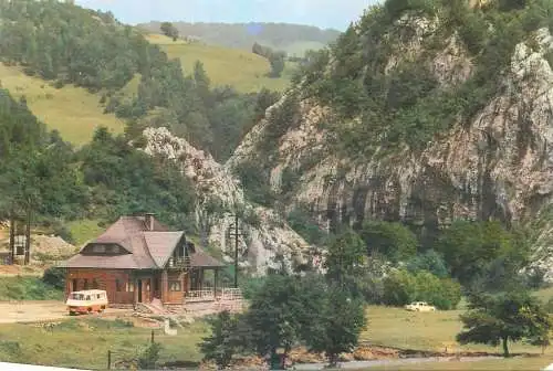 Postcard Romania vedere Petrosani cabana Pestera 1973