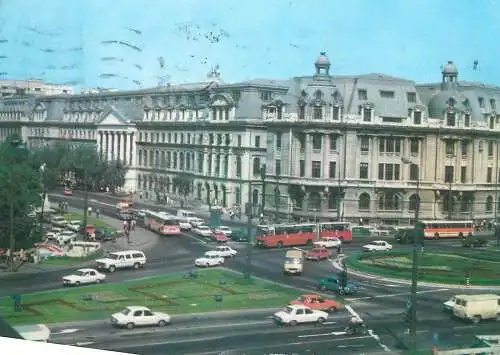 Postcard Romania vedere Bucuresti universitatea