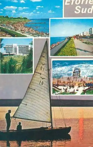 Postcard Romania vedere Eforie Sud velier