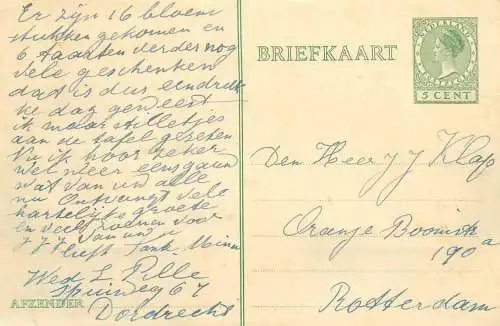 1930 Postcard Netherlands