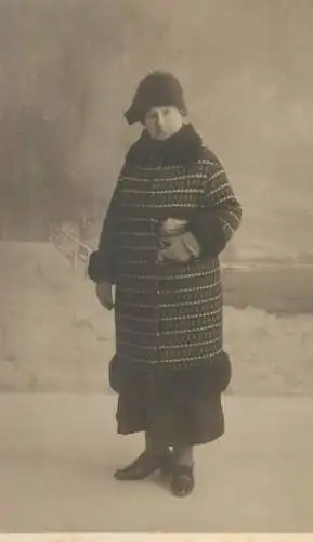 Postcard woman picture