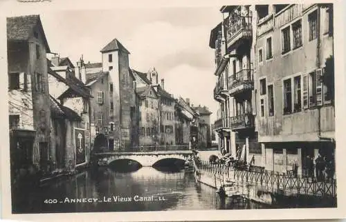 cpsm France Annecy le vieux canal