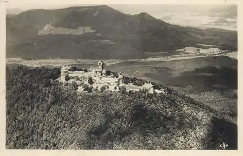 cpsm France Haut-Koenigsbourg aerial view