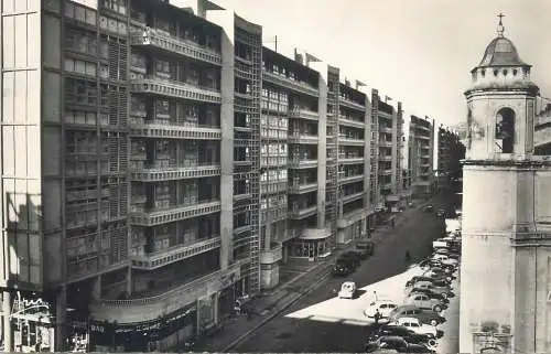 cpsm France cote d'Azur Toulon la rue Republique 1955