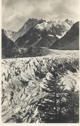 cpsm France Chamonix la Mer de Glace