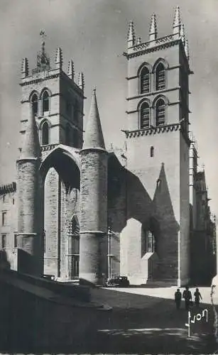 cpsm France Hérault Montpellier la cathedrale Saint Pierre