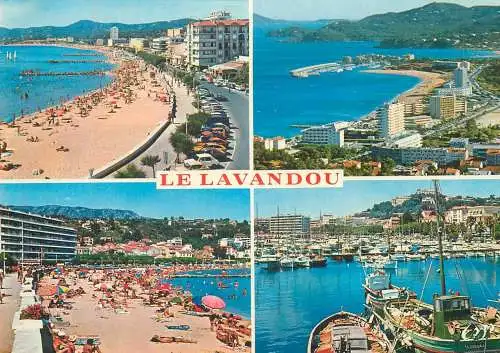 Postcard France Le Lavandou Cote d'Azur Varoise multi view