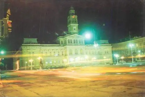 Postcard Romania vedere Arad palatul administrativ