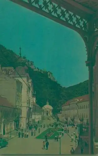Postcard Romania vedere Baile Herculane
